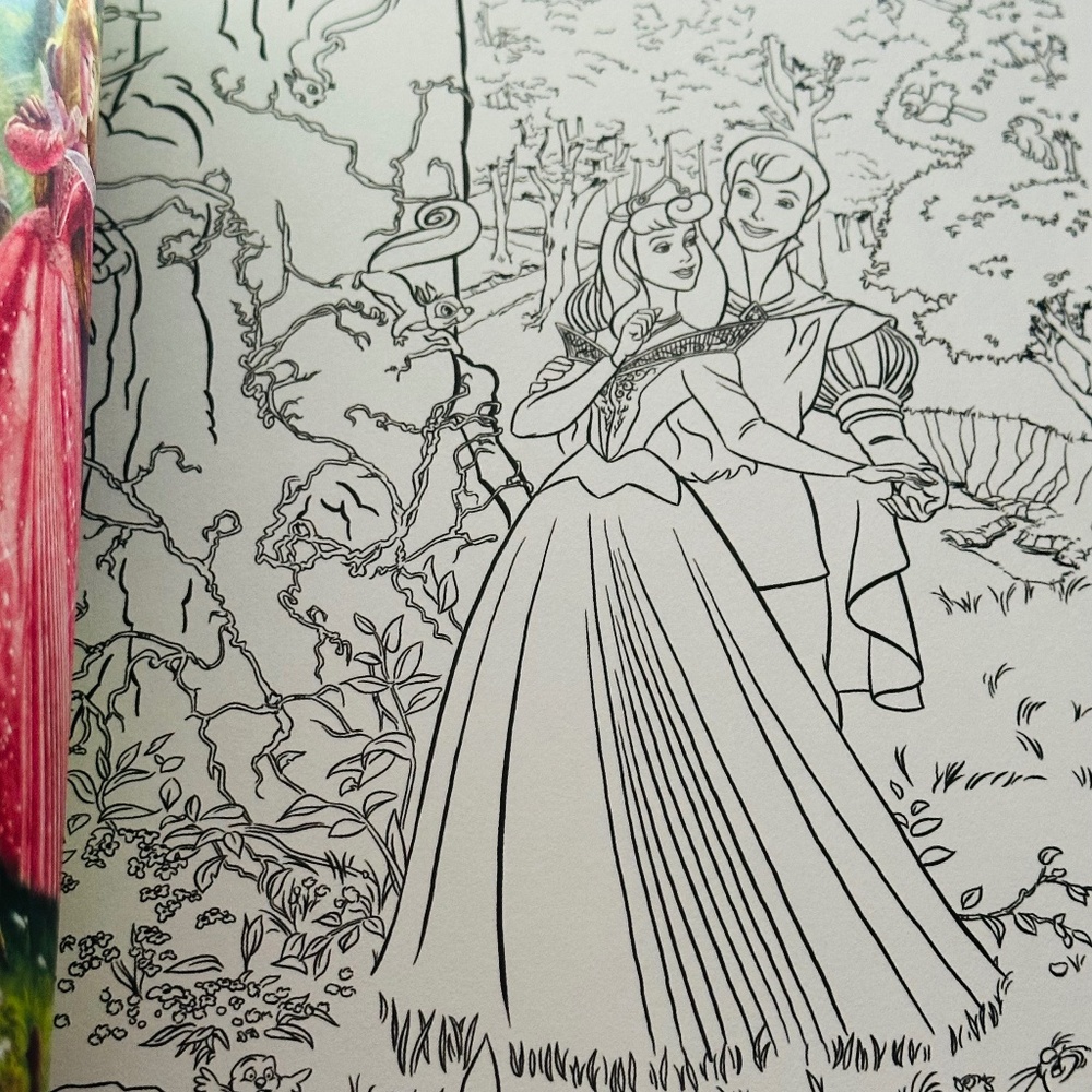 NEW The Disney Dreams Collection Thomas Kinkade Coloring Book Paperback - Picture 7 of 16